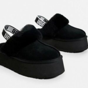 UGG Funkette Authentic Genuine Shearling Slipper Shoes